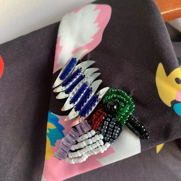 Dida Bole tropical print beaded dress - Picture 5 of 16